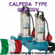Submersible pumps with one enclosed impeller (vortex type) GQS, GQV