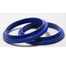Hydraulic cylinder wiper 8*18*4/7 J PU color blue