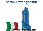Submersible pumps for dirty water ECOTRI - with open impeller and grinding system