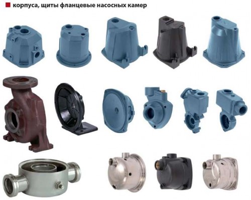 Ersatzteile für die Pumpe Sprut 2DK20 Gehäuse der Pumpkammer 2DK20 SPRUT (Gusseisen)